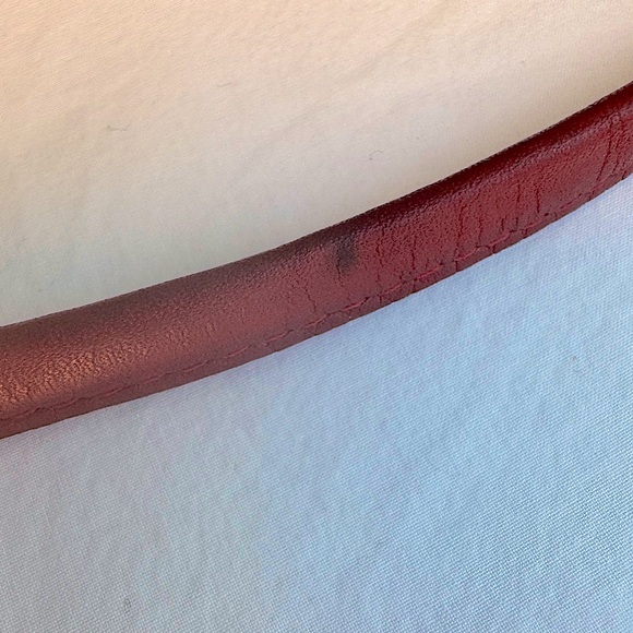 RARE Vintage Coach Dinky in Red Glove-Tanned Leather - # 9375 Made in NYC - Picture 12 of 14